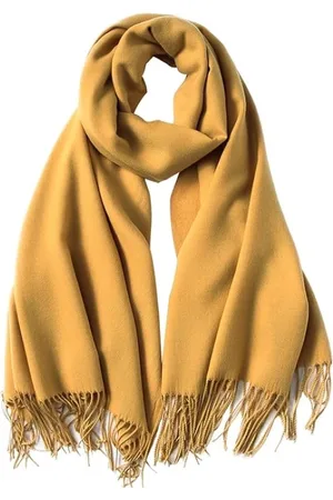 Merkloos Sjaal Dames Lente met Katoen, 40+ Kleuren Effen & Geruite Pashmina xl Sjaals Stola
