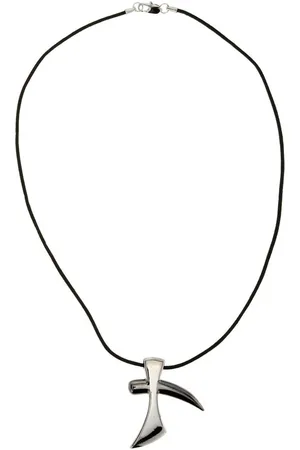 Behave Dames ketting met asymmetrische hanger