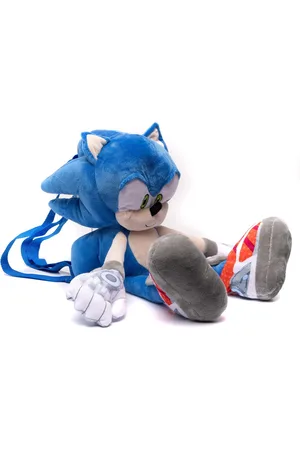 Sonic The Hedgehog The Hedgehog - Rugtas - Pluche - Knuffel voor Kinderen - (55 cm)