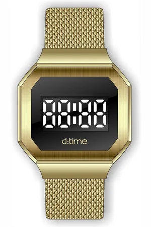 Daniel Klein DK.1.12367-3 - Horloge - Digitaal - Dames - Vrouwen - Milanese band - Goudkleurig