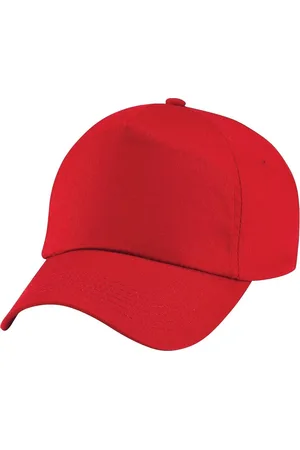 Beechfield Uniseks Effen Originele Baseball Cap met 5 panelen