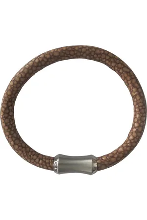 Jonline Schitterende Leren Armband (19 en 21 cm.) | Damesarmband | Herenarmband