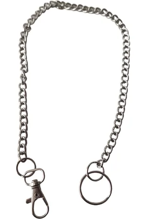 Merkloos Metalen ketting voor Portemonnee - Kelnersveiligheidsketting - 45cm - Zilver