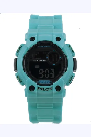 Coolwatch CW.275 horloge Pilot Licht Blauw Digitaal