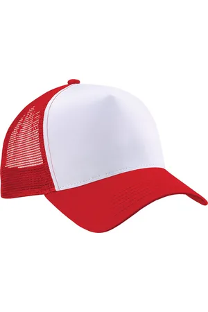 Beechfield Heren Half Mesh Trucker Cap / Hoofddeksel