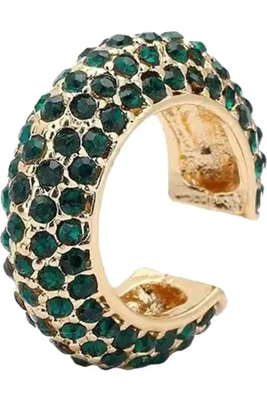 Margot Bardot Paloma Ear Cuff Emerald