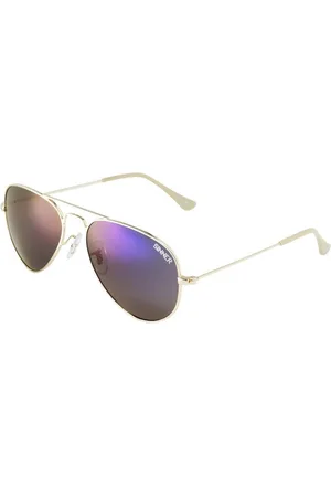 Sinner Amoer Aviator Metaal - Zonnebril - Kinderen - Goud/Paars