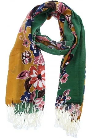 Merkloos Een sprekende sjaal met mooie bloemen in felle kleuren! Comfortabel om te dragen door de soepel vallende stof. De sjaal is aan weerszijden te dragen, maar let op: De achterkant is iets minder fel van kleur. Voor uzelf of Bestel Een Cadeau.