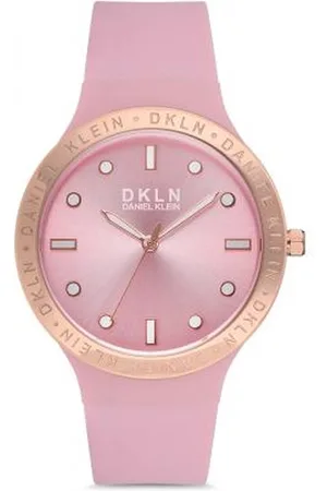 Daniel Klein DK.1.12644-6 - Horloge - Analoog - Dames - Vrouwen - siliconen band - Rond - Roze - Rosékleurig