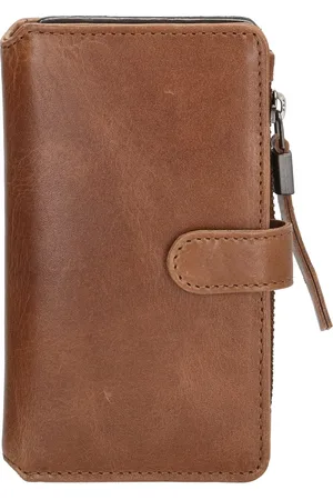 Hide & Stitches Porto Telefoontasje - - 100% Leer