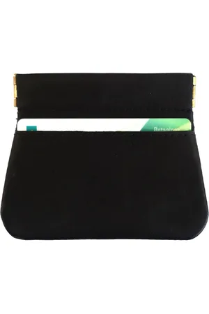 LEATHER DESIGN Knijpportemonnee Echt Leer met Creditcardvakje