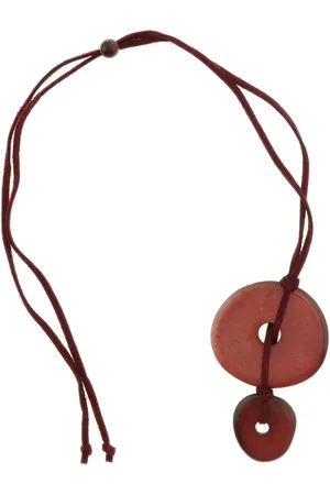 Behave Dames lange ketting met hangers 65 cm