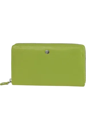 Greenburry Sponsachtige portefeuille leer 19 cm