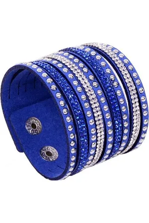 Fako Bijoux® Armband - Breed - Strass