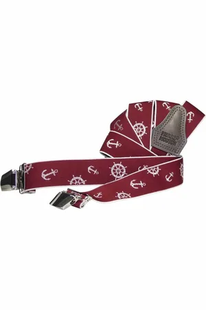 Pierre Mouton Nautica Bretel - Bretels - Volwassenen - Heren - - 120cm - 3 brede clips - M- L