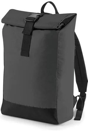 BagBase Reflective roll-top backpack