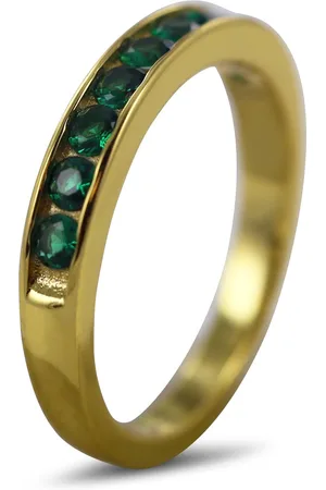 Silventi 9SIL-22100 Zilveren Ring met Zirkonia - Dames - 9 Zirkonia Steentjes - 3 mm -