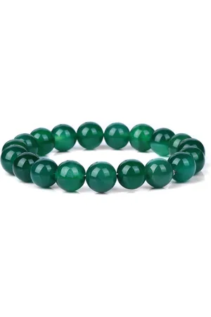 Bixorp Gems Groene Portland Agaat Edelstenen Armband 10mm - Edelsteen Kralenarmband - Spiritueel Cadeau - 18cm