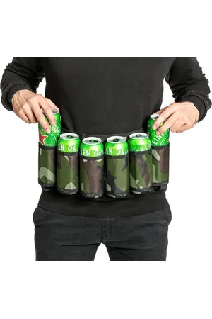 Merkloos Bier Riem - Militair - Camouflage - Gadget - Bar