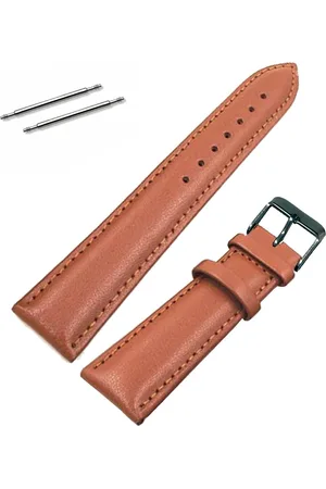 Fako Bijoux® Horlogebandje - Echt Leer - Soft - 18mm
