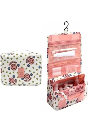 Fako Fashion Reis Toilettas Met Ophang Haak - Make-up Travel Bag - Organizer Voor Toiletartikelen - Reisartikelen - Travel Bag - Ophangbare Toilettas
