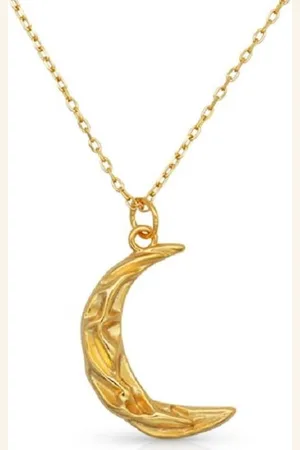Jonline Schitterende 18K Gold Plated Halsketting met Maan