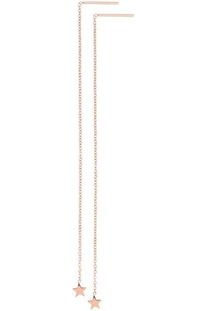Ixxxi Jewelry-Chain Star-Rosé goudkleurig-Dames Oorbellen