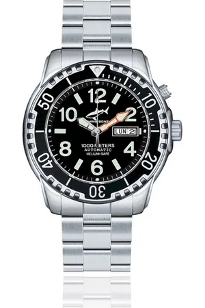 Chris Benz Dames, Heren, Unisexhorloge CB-1000A-S-MB automatisch, duikershorloge