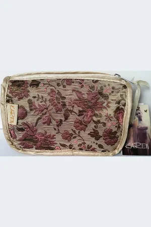 Karen by Simonsen Brocante Make-up tas Golden Red Flower