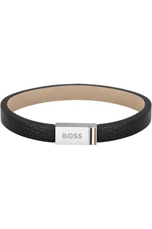 HUGO BOSS HBJ1580336M JACE Heren Armband - Sieraad - Leer - 8 mm breed