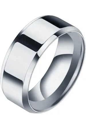 LGT JWLS Heren ring Titanium Zilverkleurig 8mm-19mm