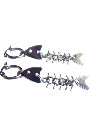 2 Love It Vis - Oorbellen - RVS - Lengte: 6 cm