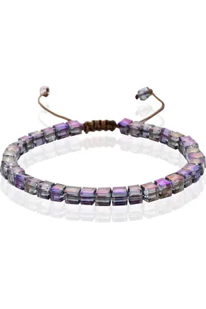 Memphis Bohemia Kralen Armband - 4mm Kristal Glas