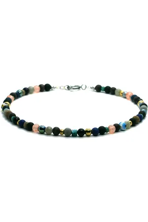 IBIZA MEN MENS JEWELLERY Jongens ketting - edelsteen mix - 36cm - IbizaMen