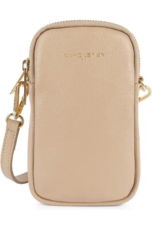 Lancaster Telefoontasje - Clutch - Donker - Leer