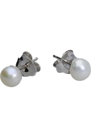 Bela Donaco Oorknopjes Classic – Sterling Zilver – Witte Parels