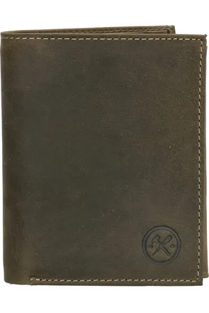 Hide & Stitches Idaho Portemonnee - - 100% Leer