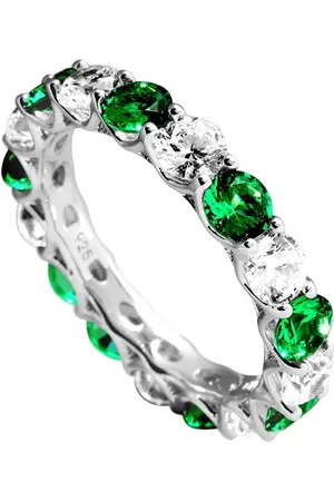 DIAMONFIRE Zilveren ring met steen