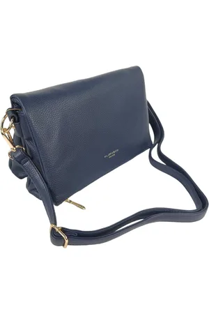 Flora & CO Trendy crossbody handtas met flap - fashion riem