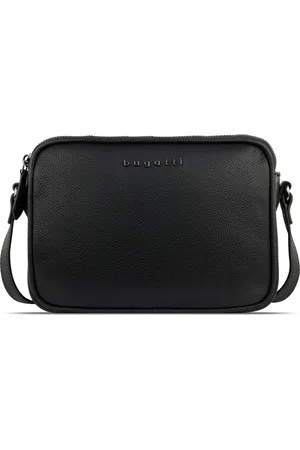 Bugatti Schoudertas Bella Shoulder Bag With Double Zip Zwart