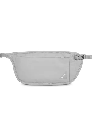 Pacsafe Heuptas - 26 x 13 x 0,5 cm - Veelzijdige Tas - RFID-blokkerend - Crossbody - Buideltasje - Lichtgrijs
