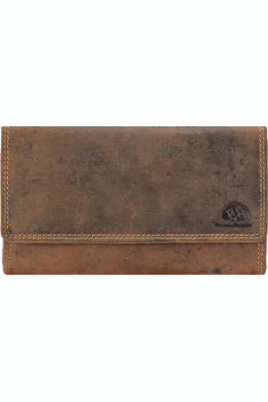 Greenburry Vintage ober tasje portemonnee leer 18 cm