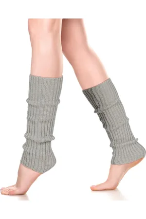 Merkloos Damesleggings - leggings - gotische balletleggings - gebreide leggings - Beenwarmers - Dames - Overknee - Ballet - Wol - Kniekousen - Leg Warmers - Baggy - 1 paar 40cm