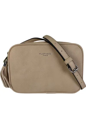 Merkloos Flora&Co - Paris - Crossbody handtas - 2 vakken met rits - instelbare riem - - lange riem 130cm