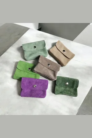 Dottilove Portemonnee Suede - - Compacte Portemonnee - Fashion Portemonnee