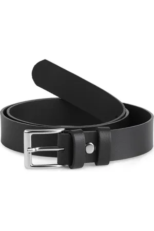 Ladeheid Kinderriem – Riem - Jongens - Broekriem - Verstelbaar - Leer – – 60 cm LA-EL-KIDS