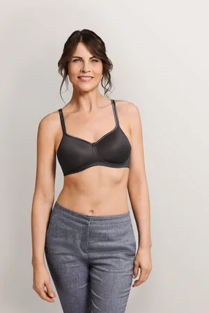 Amoena Mara Voorgevormde Prothese Bh Mara SB dark grey melange - maat EU 70F / FR 85F