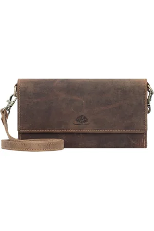 Greenburry Vintage Portemonnee RFID-bescherming Leer 20 cm