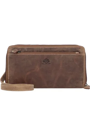 Greenburry Vintage Portemonnee RFID-bescherming Leer 21 cm