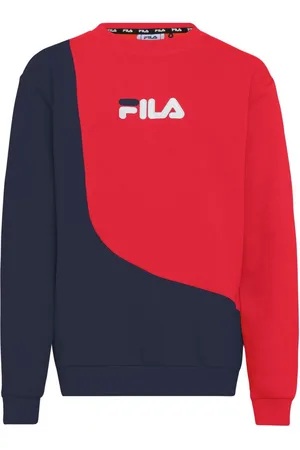Fila APPAREL BOBINGEN BLOCKED CREW - Sweater - black iris